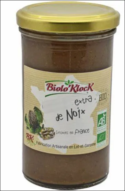 Quel est ce mélange gélifié composé de sucre et de purée de noix ?