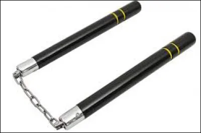 Comment s'appelle cet objet à deux branches utilisé comme arme de combat ?