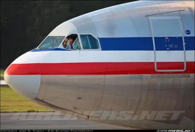 Pour quelle compagnie travaille le pilote qui adresse un signe d'au revoir ?