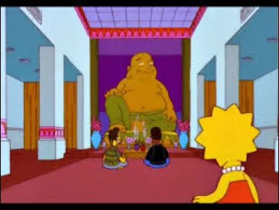 Dans "Les Simpson", Lisa est bouddhiste.