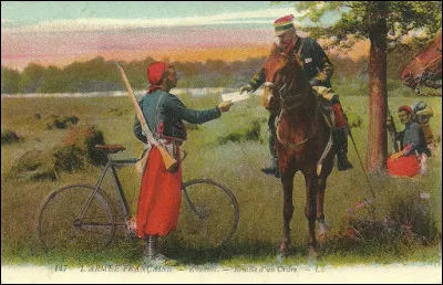 Dans le domaine militaire, qui est chargé de faire passer les messages écrits entre différents camps ou lignes de fronts ?