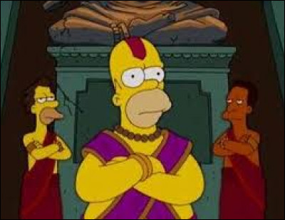 Dans "Notre Homer qui êtes un dieu", dans quel pays Homer est-il ?