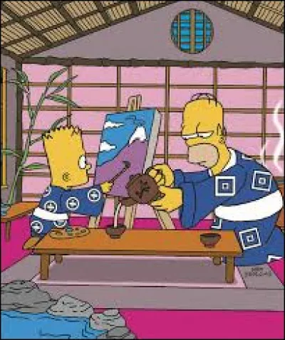 Dans "Le Pire du Soleil-Levant", les Simpson sont :