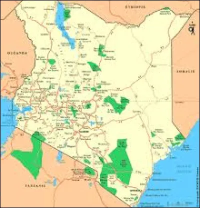 La superficie du Kenya est supérieure à celle de l'Afrique du Sud.