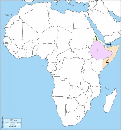 Pourrais-tu situer la Somalie sur cette carte ?