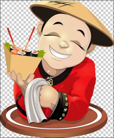 Il arrive un verre à la main en s'inclinant : "Moi très honoré d'offrir à noble dame et noble monsieur, l'alcool de mon pays !"