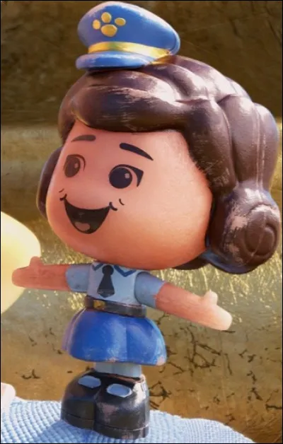 Comment s'appelle ce petit jouet incarnant une policière qui est une amie de la Bergère, la suivant partout ?