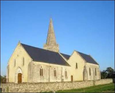 Vous avez sur cette image l'église Notre-Dame de Campigny. Commune Calvadosienne, elle se trouve dans l'ancienne région ...