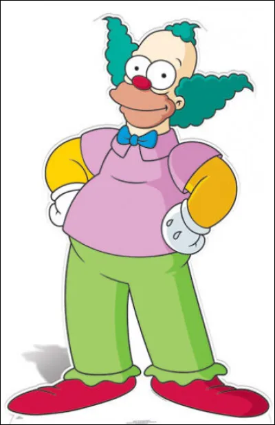 Le clown s'appelle "Krusty". Vrai ou faux ?