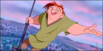 Lorsque Quasimodo récite son alphabet avec Frollo, quel mot utilise-t-il pour la lettre A ?