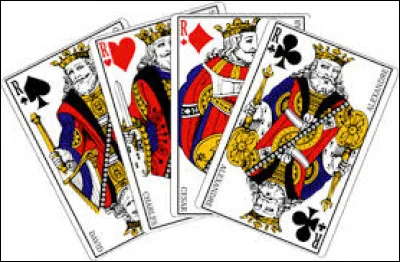 Dans un jeu de cartes, par quel roi est représenté Alexandre le Grand 
 ?