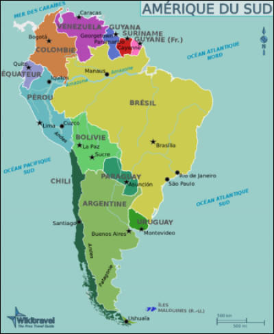 Combien de pays indépendants, l'Amérique du Sud compte-t-elle ?
