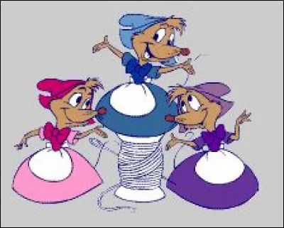 Qui est cette petite souris ? (celle qui est en haut du fil en bleu)