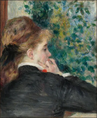 "Jeune femme pensive" est un tableau de quel peintre ?