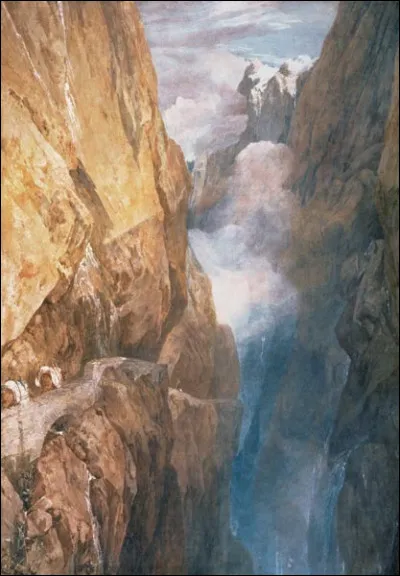 William Turner, peintre romantique anglais du XIXème siècle et grand amoureux des montagnes alpines, est devenu maître dans l'art de les représenter dans la précision la plus subtile. Quel est ce célèbre tableau de celui qu'on surnomma le Prince des Rochers ?