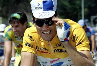 Le cycliste espagnol Miguel Indurain a remporté le Tour de France à six reprises.