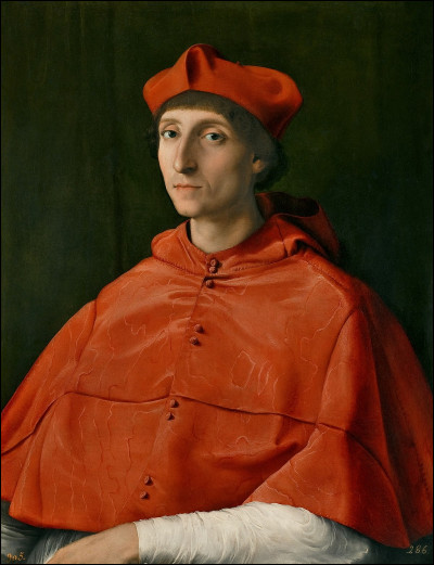 Quel peintre italien de la Renaissance a réalisé le tableau "Portrait d'un cardinal" ?