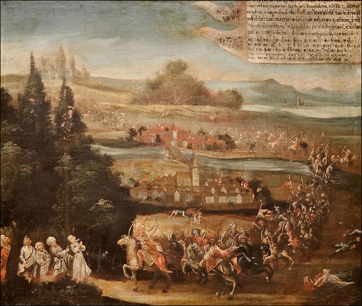Du 12 septembre 1683, sur la colline du Kahlenberg, une armée composée de soldats impériaux commandés par Charles de Lorraine, et de forces polonaises dirigées par Jean Sobieski, affronte l'armée ottomane. La bataille s'avère décisive : quelle en est la conséquence ?