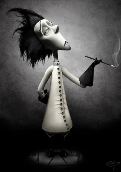 Qu'est-ce qui fait référence, dans le film, au court métrage "Vincent" de Tim Burton ?