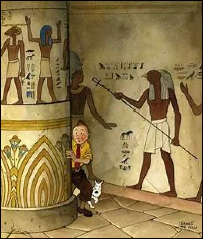 Dans "Les Cigares du pharaon", à la recherche du tombeau de quel pharaon égyptien Tintin se met-il ?