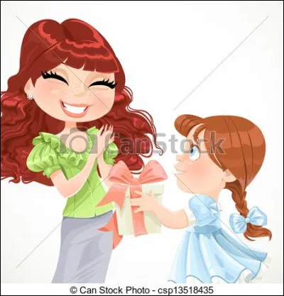 Tu as prévu d'offrir une uvre personnelle à ta mamie...