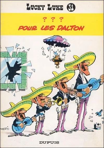 1967 > 31e aventure, au Mexique : les Daltons sont de retour. Le titre leur offre une spécialité locale [laquelle ? Quel est son procédé de fabrication ?] En outre, un chien portant le nom d'une région du pays participe à l'aventure : laquelle ?