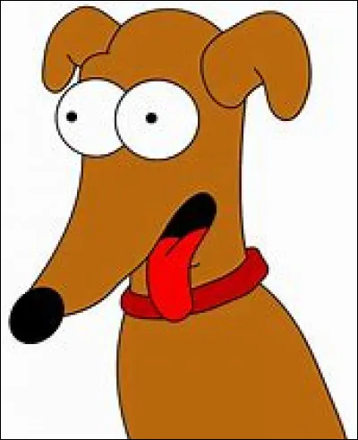 Comment s'appelle le chien des Simpson ?