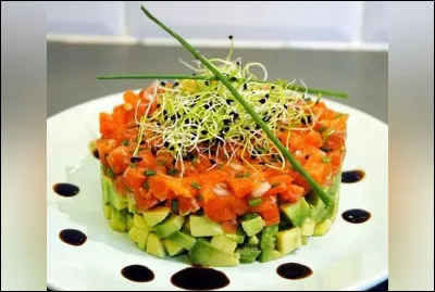 Quel est ce plat appétissant réalisé avec un poisson sauvage ?