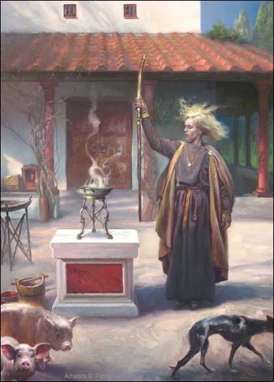 Puissante magicienne ayant transformé les compagnons d'Ulysse en porcs. Qui est-elle ?