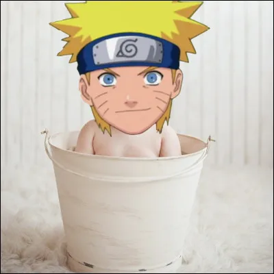 Dans les vestiaires, Naruto se prépare.