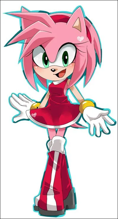 Ce personnage de "Sonic" s'appelle Amy.
