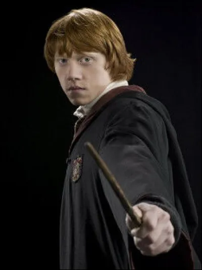 De quelle couleur est la gelée que Ron Weasley mange au repas de la rentrée ?