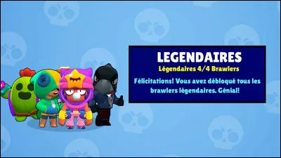 Quel l&eacute;gendaire pr&eacute;f&egrave;res-tu sur "Brawl Stars" ?