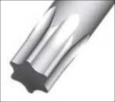 Quelle est l'empreinte de ce tournevis ?