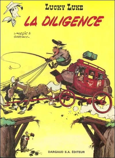 Le 32e album nous met sur la piste de "La Diligence" d'une célèbre compagnie [laquelle ?] : qu'est devenue cette dernière, après l'arrivée du "cheval de fer" ?