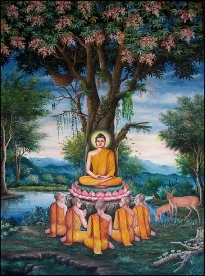 Comment s'appelle l'arbre sous lequel Bouddha a fait sa grande mditation ? ( Son veil )