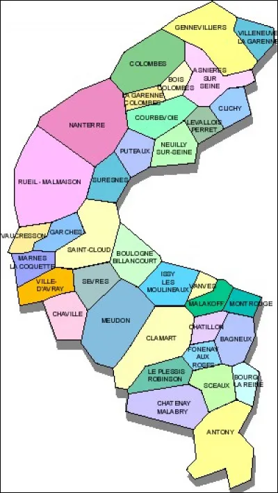 En région parisienne, quelle est ici l'une des deux sous-préfectures des Hauts-de-Seine (92) ?