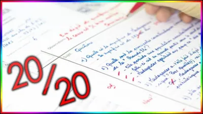 Le jour des examens est arrivé. Comment te sens-tu ? (autres réponses question suivante)