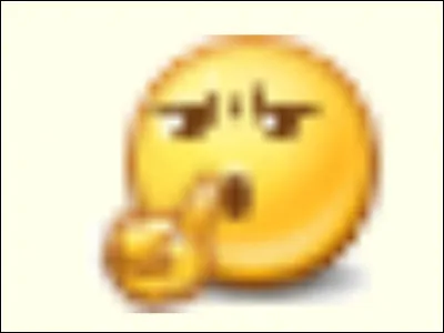 Ensuite, comment fait-on le smiley qui dit non ?