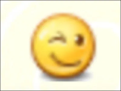 Maintenant, comment fait-on le smiley qui fait un clin d'il ?