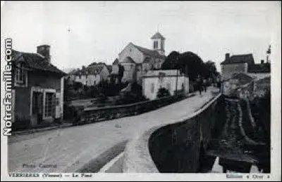 Commune néo-aquitaine, Verrières se situe dans le département ...