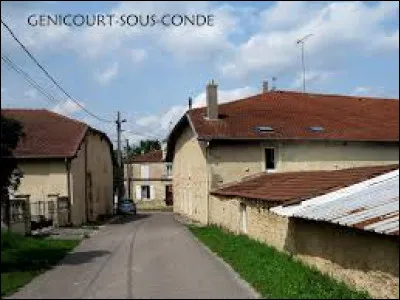 Nous sommes toujours dans le Grand-Est, mais cette fois dans l'ancienne région Lorraine. Nous traversons le village de Génicourt-sous-Condé, situé dans le département ...