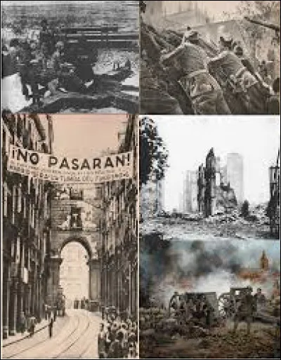 La guerre civile espagnole, commença en...