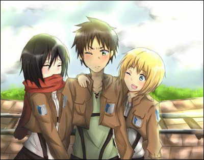 Quel âge ont Mikasa, Armin et Eren pendant l'examen d'entrée ?