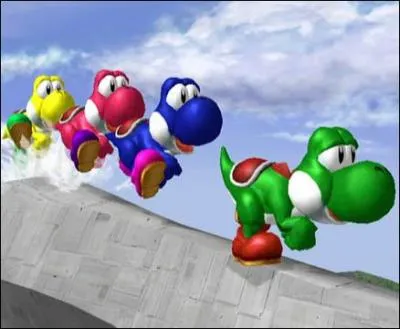 Yoshi peux avoir une couleur de ces 5 couleur laquelle ?