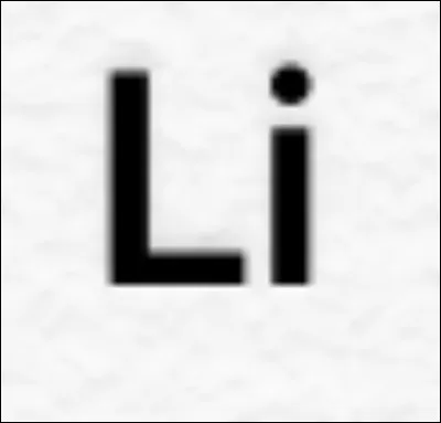 Le symbole du lithium est Li.