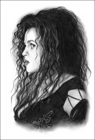 De quelle couleur sont les yeux de Bellatrix Lestrange ?