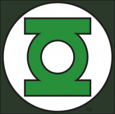 Un super-héros avec une bague d'énergie de couleur verte :