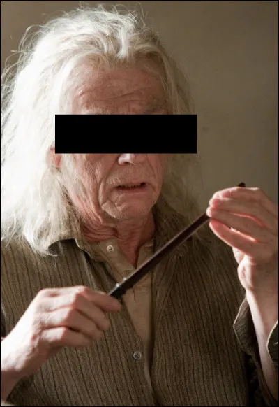De quelle couleur sont les yeux de Garrick Ollivander ?