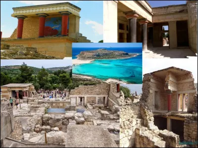 Où se trouve le labyrinthe et le palais de Minos ?